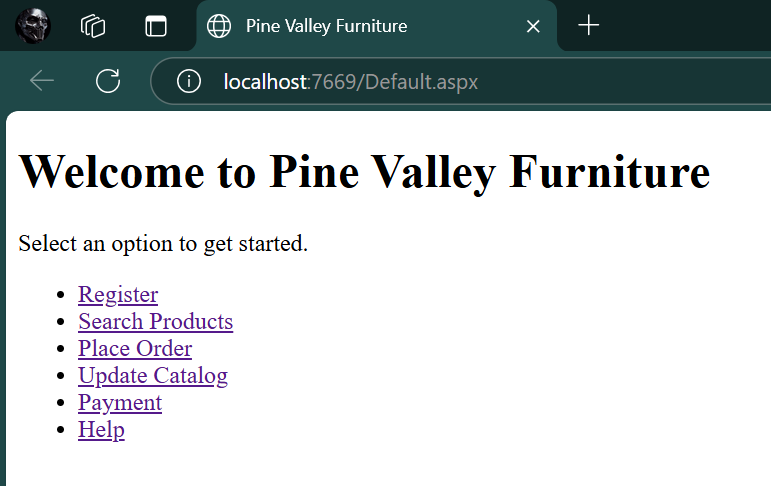 Output Screenshot 1